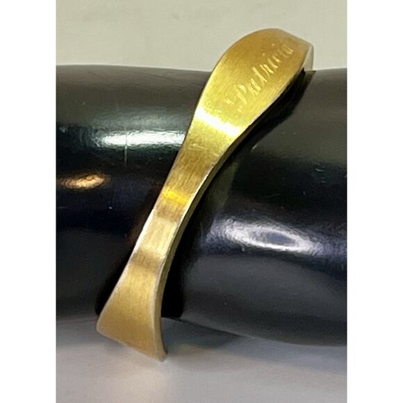 VTG SPEIDEL USA Jewelry Bracelet SIGNED Cuff Bangle Gold Tone Womens - Patricia - Picture 7 of 13